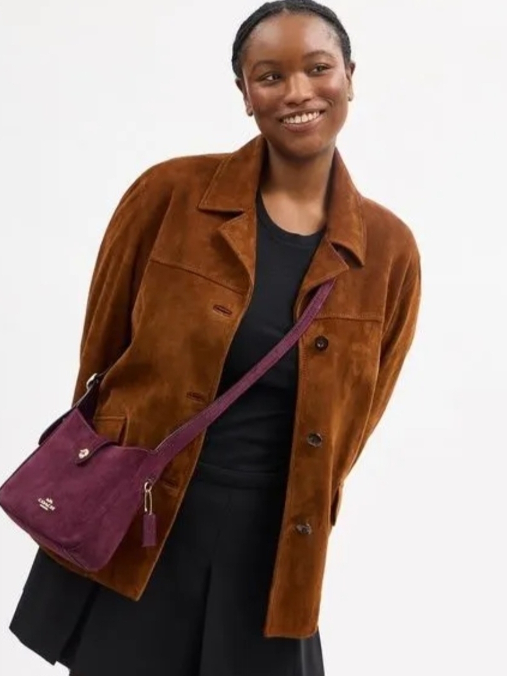 Nwt Suede Coach - Picture 2 of 3